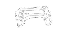Front left caliper assembly for Toyota Highlander 2001-2007