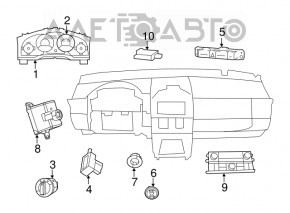 Light control Chrysler 300 11-14 with fog lights