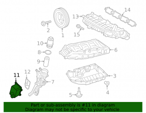 Engine Cooler Porsche Macan 17-18 2.0T