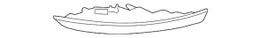 Rear bumper light left Porsche Macan 15-18