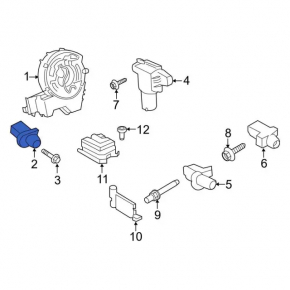 Airbag sensor rear left Ford Explorer 11-19