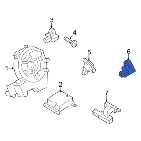 Airbag sensor rear left Ford Explorer 11-19