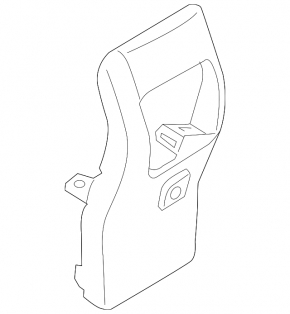 Rear center console trim Ford C-max MK2 13-18 black, scratches