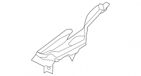 Windscreen wiper seal right Ford Focus mk3 11-18