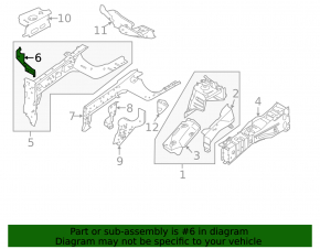 TV side bar left Nissan Rogue 14-20