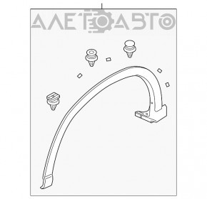 Front left fender arch trim Mazda CX-5 13-16