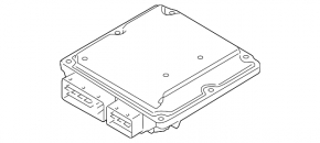 ECU engine computer VW Tiguan 12-10 FWD