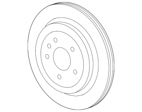 Brake disc rear left Cadillac ATS 13-