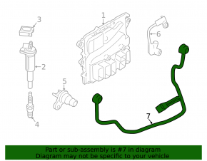 Knock sensor BMW 3 F30 12-18 2.0T