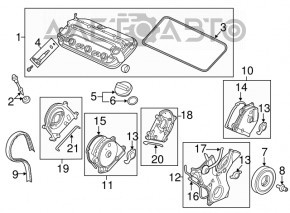 Acura ILX 13-22 Oil Filler Cap