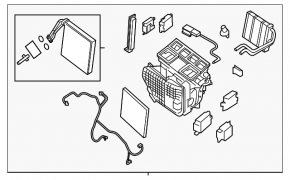 Heater assembly Nissan Murano z52 15-