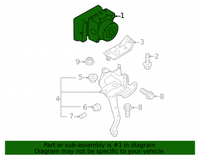 ABS ABS Subaru Outback 20-22 brake fluid leaking