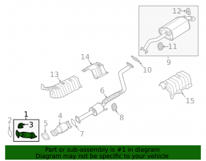 Intake pipe with catalytic converter Kia Forte 4d 14-16 prerest 1.8