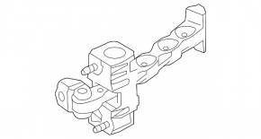 Front left door limiter Volvo S60 11-18
