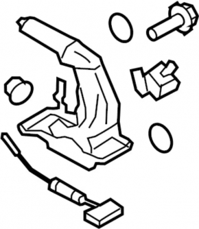 Parking brake lever assembly Infiniti FX35 FX45 03-08