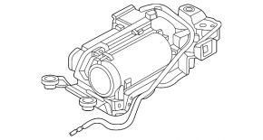 Air suspension compressor BMW i4 22-26