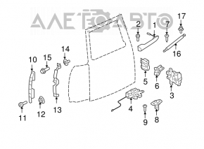 Mini Cooper Clubman R55 07-14 Right Trunk Door Hinge