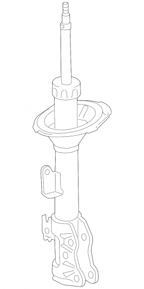Front left shock absorber for Toyota Prius C 14-15