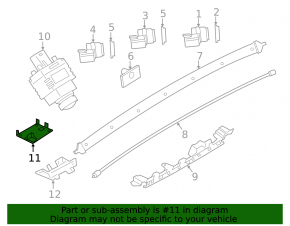 Rear view camera mount BMW X2 F39 18-23