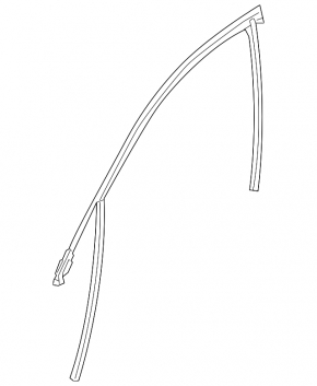 Front left windshield seal for BMW 7 Series G11 G12 16-22