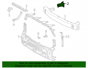 Front right side member nose for Toyota Tundra 22-26