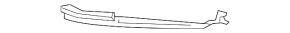 Front bumper lip right Lexus RX350 RX450h 16-19 F-Sport