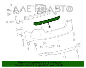 Toyota Camry v70 18-24 L/LE/XLE Rear Bumper Absorber