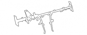 Under-torpedo pipe reinforcement Toyota Avalon 05-12