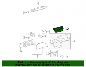 Climate control Toyota Camry v40 07-09