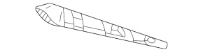 Right rear fender lining bracket for Mitsubishi Outlander 22-25