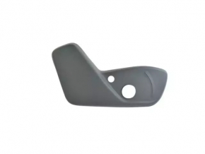 Right side passenger seat trim for Jeep Compass 17-26, black, manual, scratches