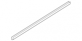 Glass seal inside front right door Hyundai Elantra AD 17-20