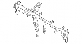 Under-torpedo pipe reinforcement Hyundai Veloster 12-17
