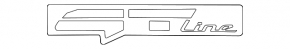 Kia EV6 22-26 GT-Line trunk lid emblem