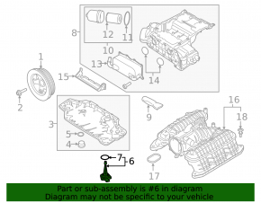 Engine Oil Level Sensor Porsche Macan 15-