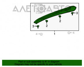 Roof rail longitudinal left Buick Encore 13-14