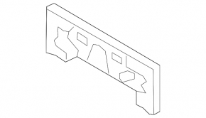 Nissan Leaf 11-12 Front License Plate Frame