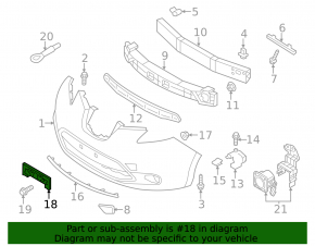 Nissan Leaf 11-12 Front License Plate Frame