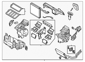 Heater assembly Mazda CX-5 17-21 auto