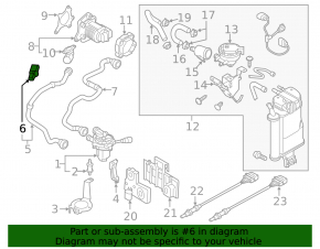 Crankcase Gas Pressure Sensor VW Tiguan 18-24