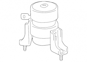 Front engine mount Toyota Camry v55 15-17 2.5 usa