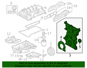 Chevrolet Equinox 18-22 LYX Front Engine Cover
