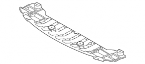Front bumper protection Kia Forte 4d 14-16 prerest