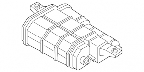 Naked charcoal canister absorber Hyundai Sonata 15-19 2.4