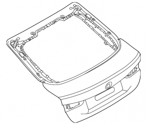 BMW i4 22-26 trunk door
