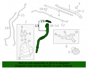 Chevrolet Bolt 17 washer reservoir neck with cap