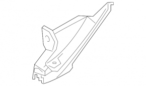 Wing seal hood-wing right Toyota Prius 50 Prime 17-22