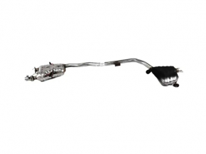Exhaust line middle part with barrel right Jeep Grand Cherokee WK2 13-20 3.6 1 pipe