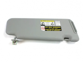 Left visor Toyota Highlander 08-13 gray, without hook