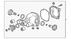 Cadillac CTS 14-RWD Rear Differential